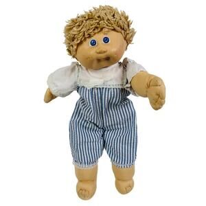 VTG 1983 Cabbage Patch Kid Coleco Boy Doll Blue‎ Eyes Xavier Roberts